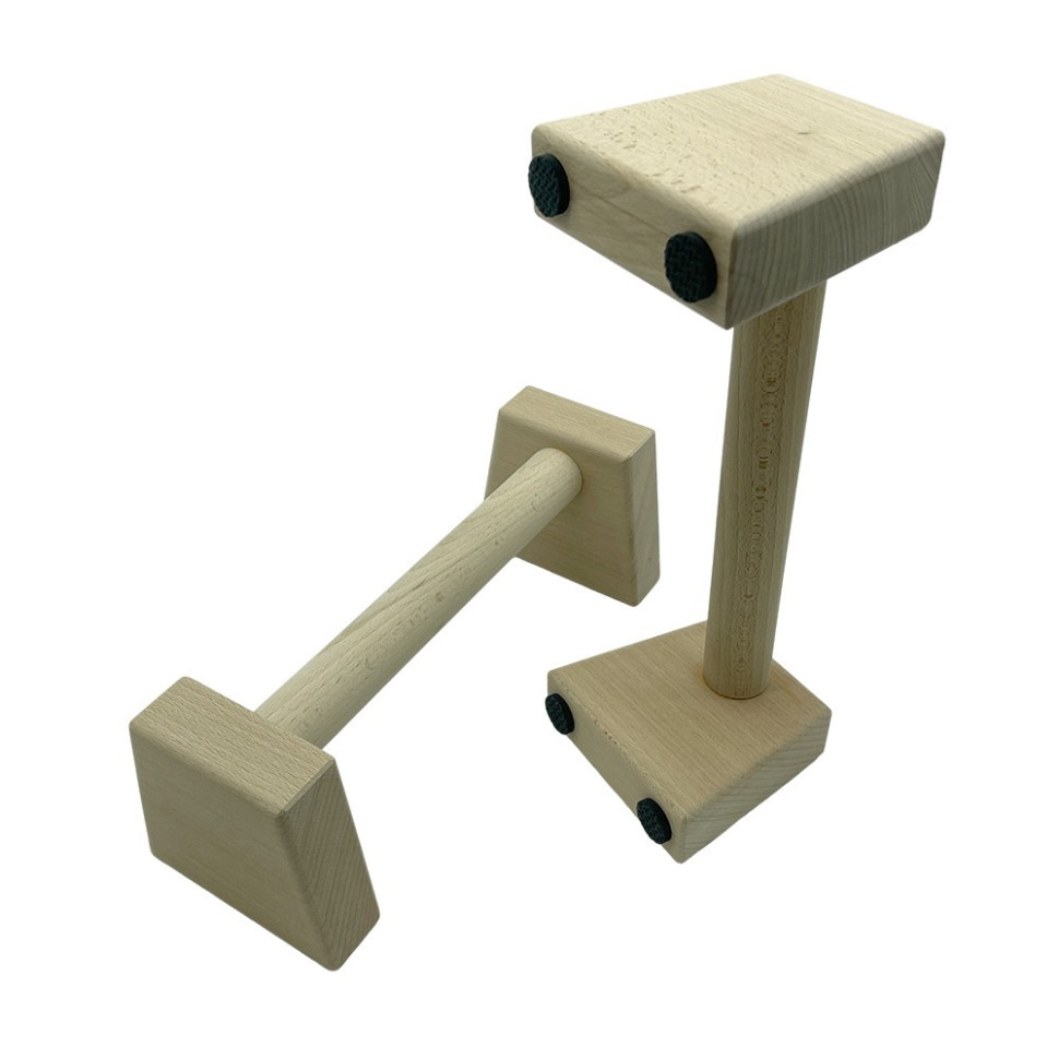 Паралетси, упори для віджимання дерев'яні Wood Gym Push Up Newt NE-WD-40 з бука 40 см 2 шт