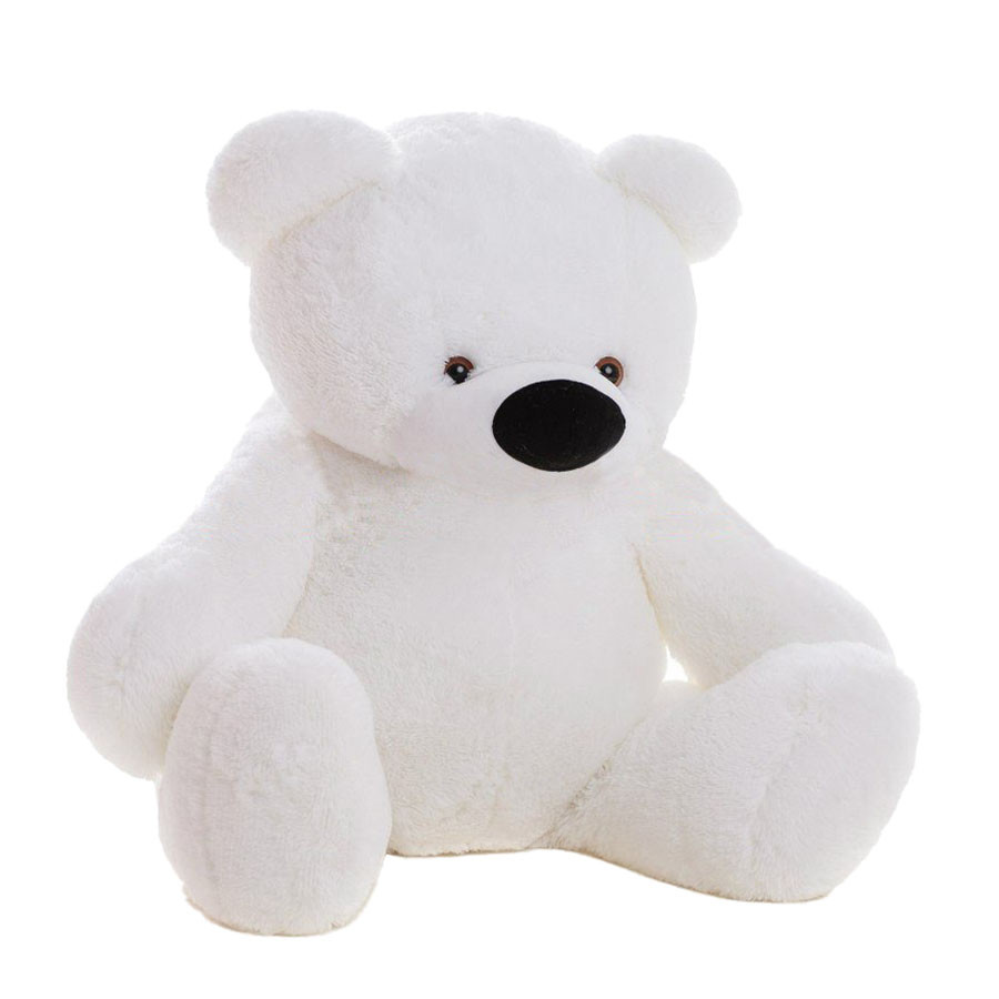 М'яка іграшка Alina Toys великий ведмедик Бублик 180 см білий 5784711ALN