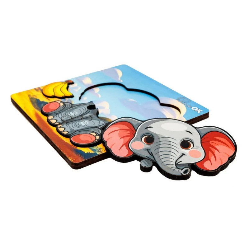 Дерев'яний пазл-вкладиш 