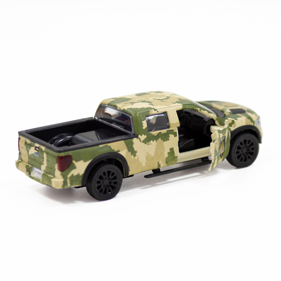 Автомодель игровая FORD F-150 SVT RAPTOR МИЛИТАРИ TechnoDrive 250296 металл