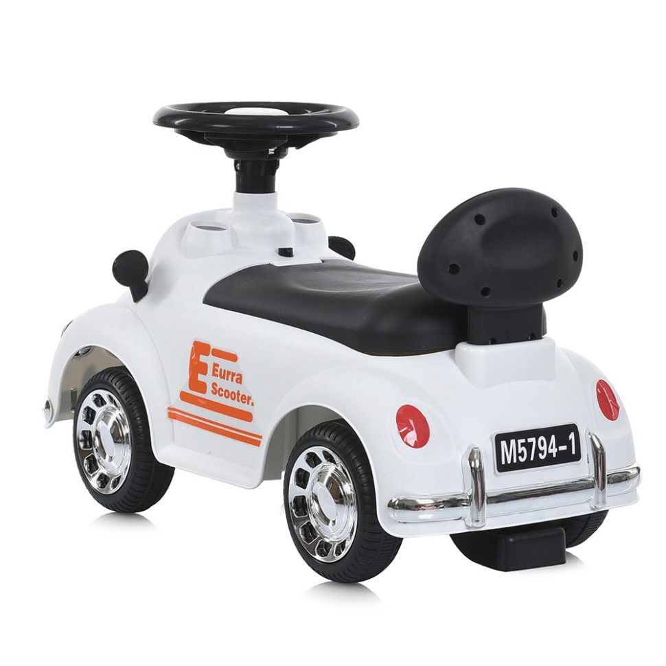 Дитяча каталка-толокар Bambi M 5794-1 білий, без батьківської ручки