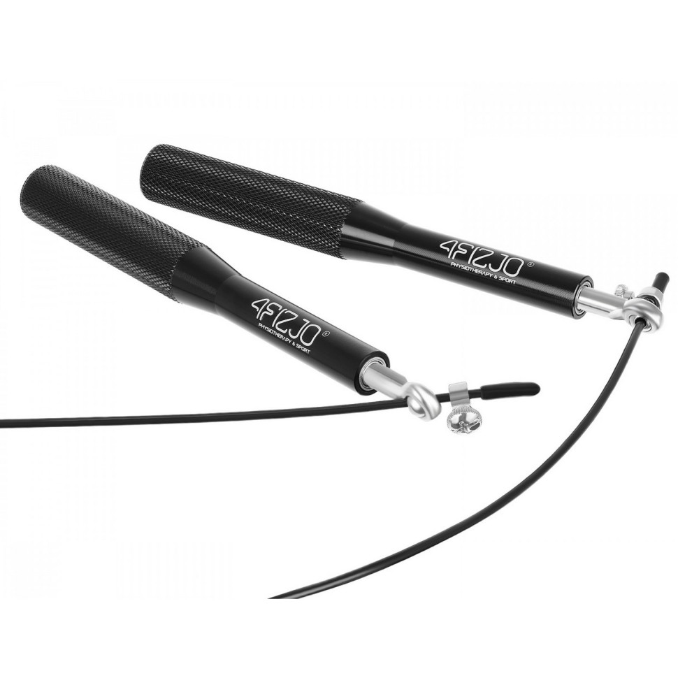 Скакалка скоростная для кросфита Speed Rope 4FIZJO 4FJ1158 Black
