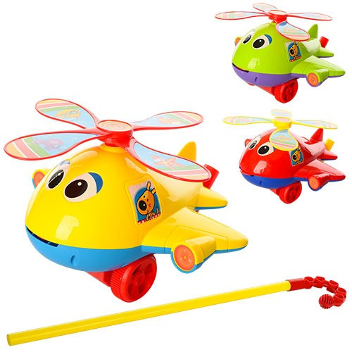 Каталка Вертолет 0368 на палке, звук