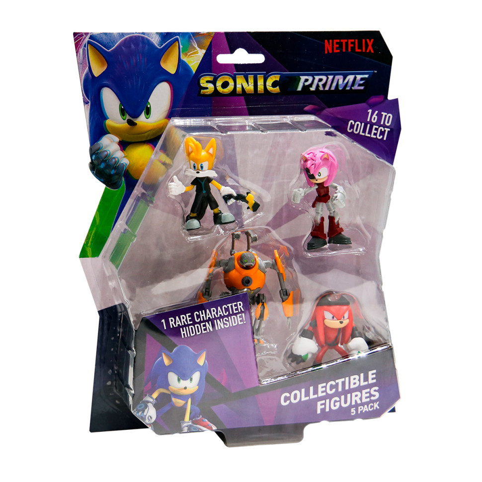 Набор игровых фигурок Приключения Тэйзла SONIC PRIME SON2040A 5 фигурок, 6,5 см