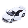 Автомодель легковая MITSUBISHI LANCER EVOLUTION Kinsmart KT5329W инерционная, масштаб 1:36