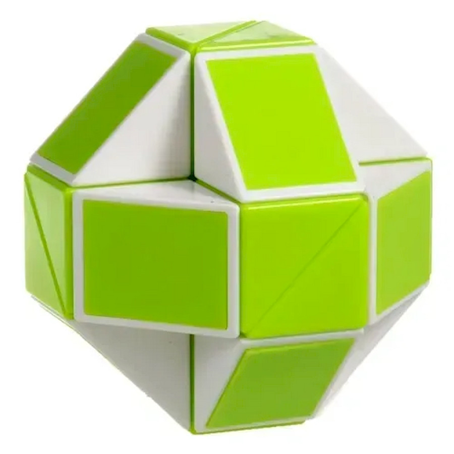 Пластиковая головоломка Змейка Рубика Smart Cube GREEN SCT404 зеленая