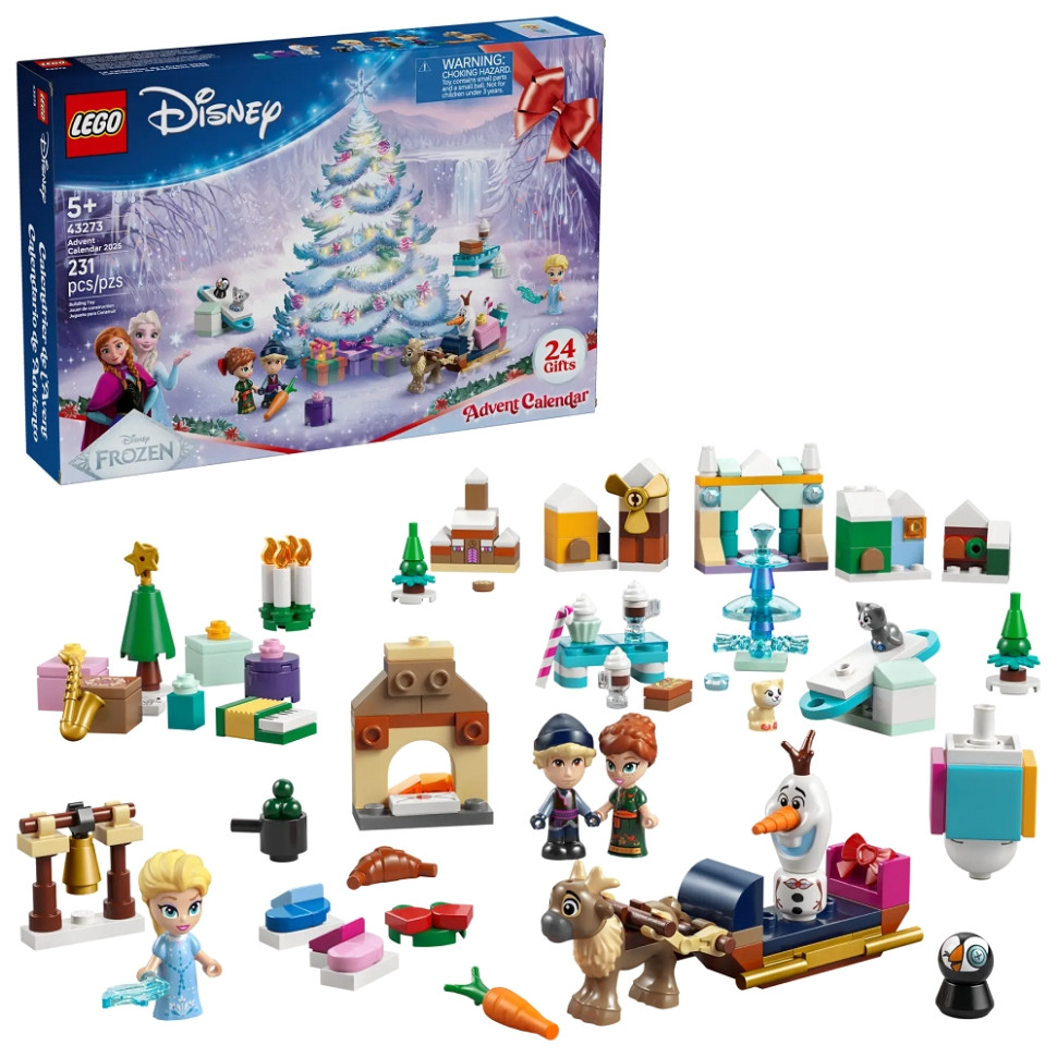 Конструктор Advent Disney Princess 2025 LEGO 43273, 231 деталь