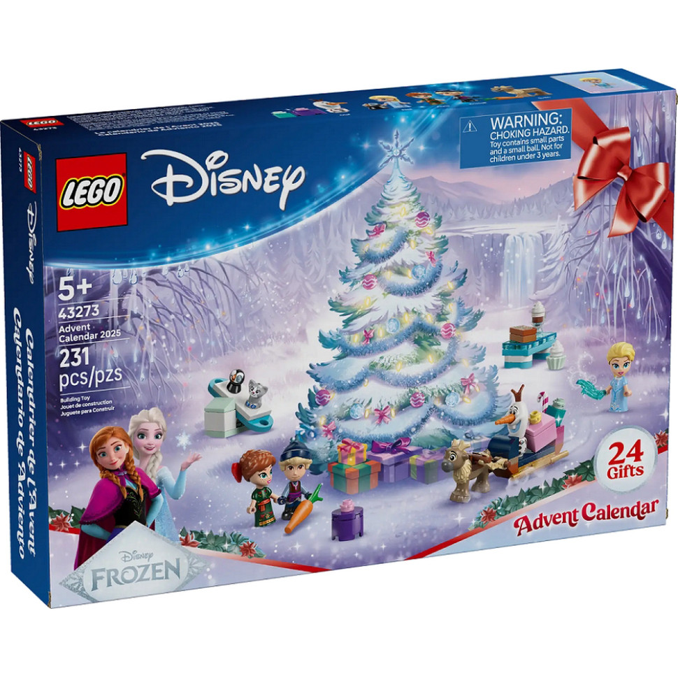 Конструктор Advent Disney Princess 2025 LEGO 43273, 231 деталь