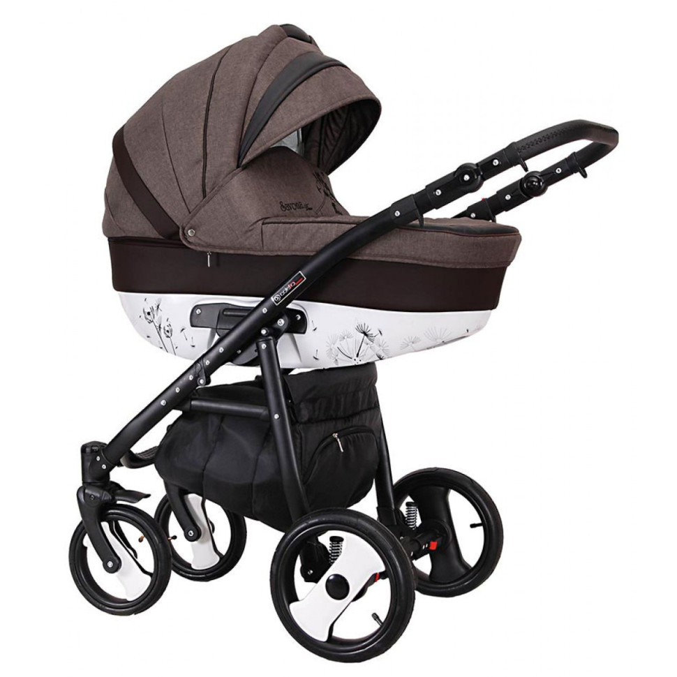 Универсальная коляска 2 в 1 Savona Coletto 9023-SC-05 серо-коричневый