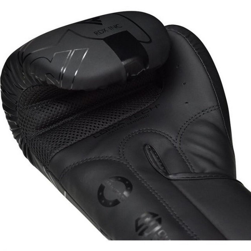 Боксерські рукавиці F6 Kara Matte RDX Inc Limited BGR-F6MB-10OZ, Black 10 унцій (капа в комплекті)
