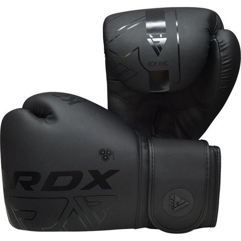 Боксерські рукавиці F6 Kara Matte RDX Inc Limited BGR-F6MB-10OZ, Black 10 унцій (капа в комплекті)