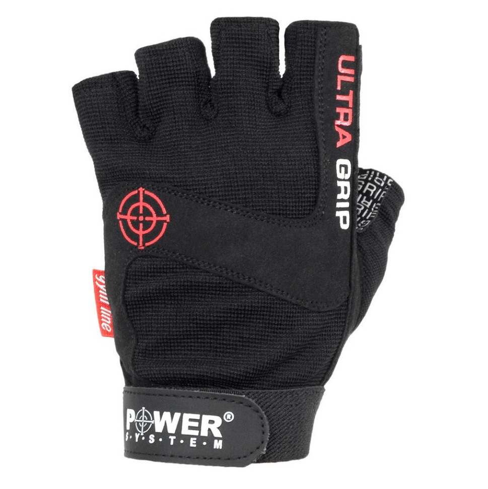 Перчатки для фитнеса Ultra Grip Power System PS-2400_L_Black, L 23 см