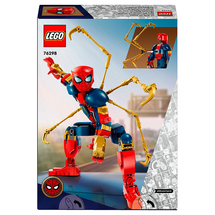 Конструктор Lego Marvel Фигурка Железного Человека-Паука для сборки 303 детали