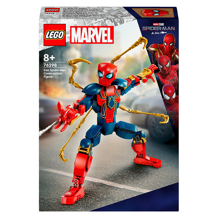 Конструктор Lego Marvel Фигурка Железного Человека-Паука для сборки 303 детали