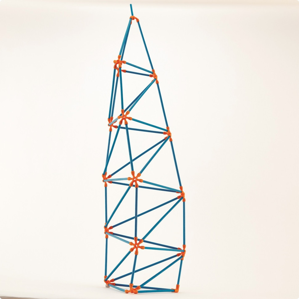 Конструктор Flexistix Башни Hape E5566, 132 детали, бамбуковый