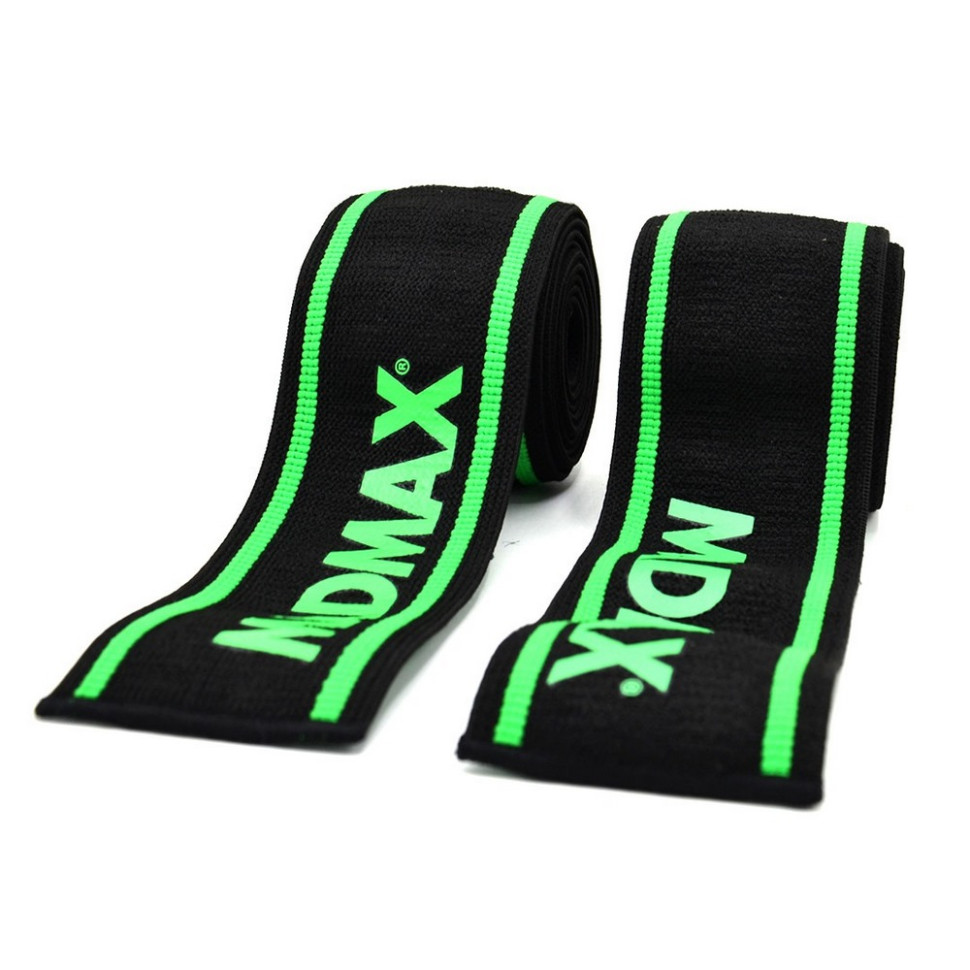 Бинти на коліна MadMax MFA-299-U, Black/Green