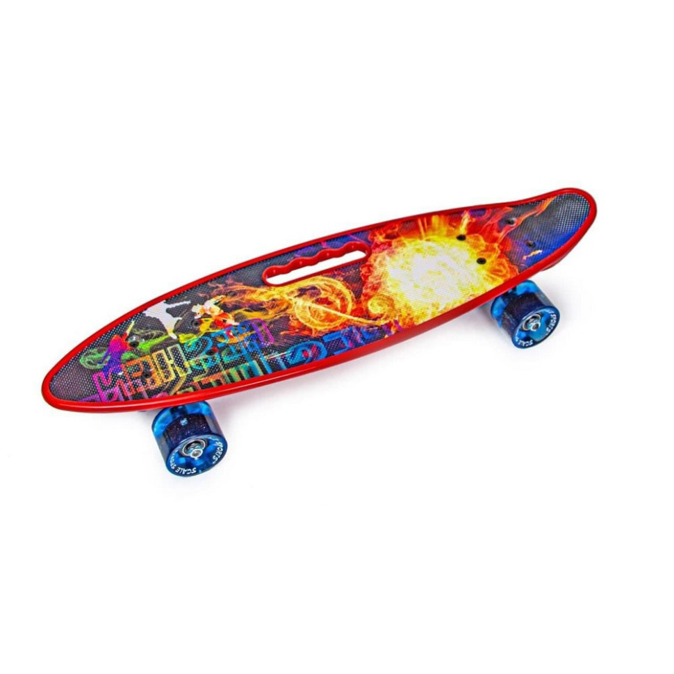 Скейт Penny Board Geshen Scale Sports 1476537874 колеса со светом 70 кг