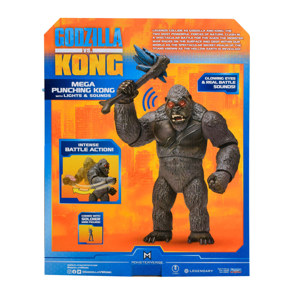 Ігрова фігурка МегаКонг Godzilla vs. Kong 35581, 33 см, зі звуком та світлом