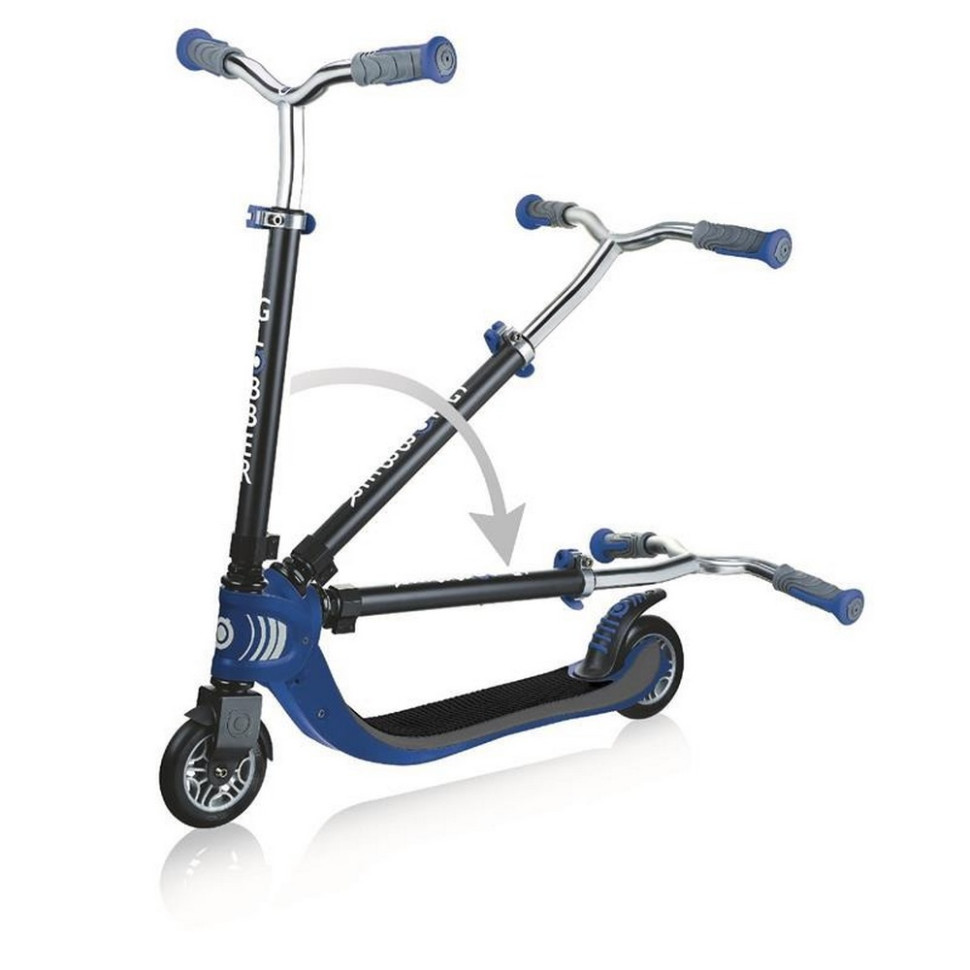 Самокат FLOW FOLDABLE 125 GLOBBER 473-100 черно-синий 