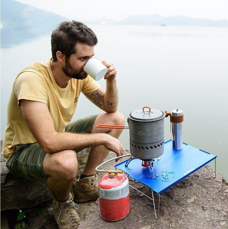 Стол раскладной для пикника Naturehike NH17Z001-L 6927595772287 алюминиевый 34х25 см серый