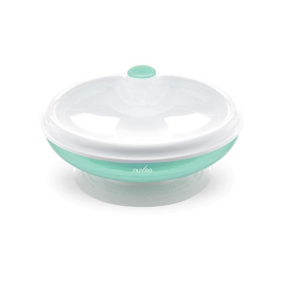 Тарелка Nuvita с подогревом 6м+ зеленая NV1427COOLGREEN