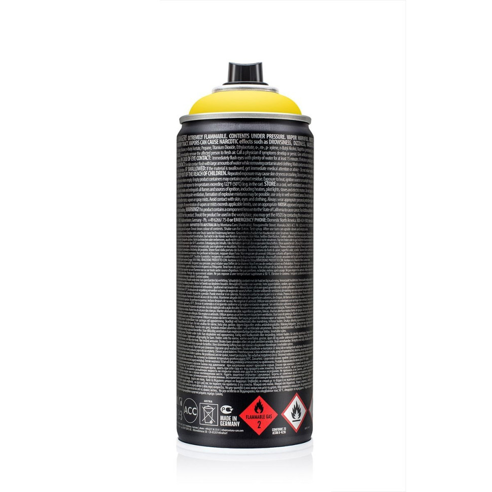 Аэрозольная краска Montana Black P1000 264412 Желтый (Power Yellow) 400 мл