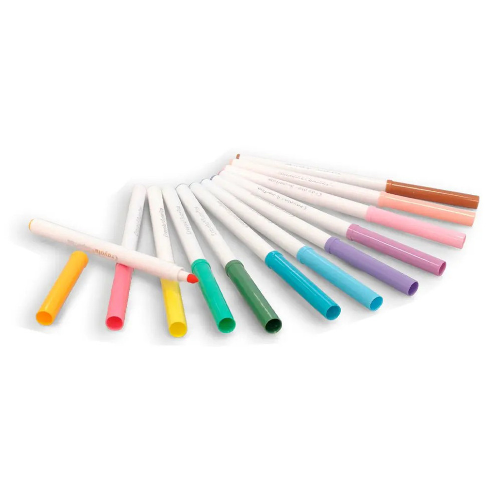 Набір фломастерів Supertips Crayola 58-7515 пастельні кольори, 12 шт