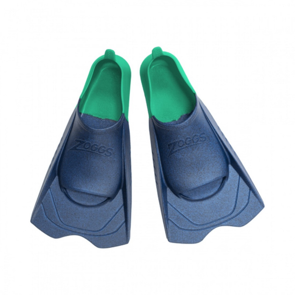 Ласты для плавания Short Blade Rubber Zoggs 465220.BLAQ.11-2 сине-голубые 45/46