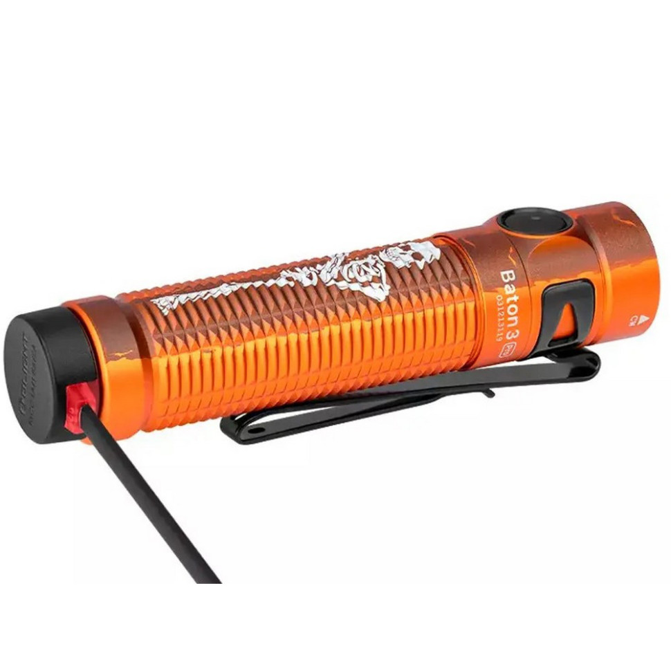 Фонарь Baton 3 Pro Olight 0.0000.3051 orange 1500 люмен