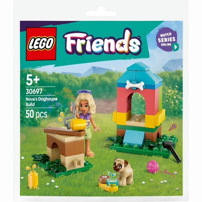 Конструктор Friends Модель собачьей будки от Нови LEGO 30697, 50 деталей