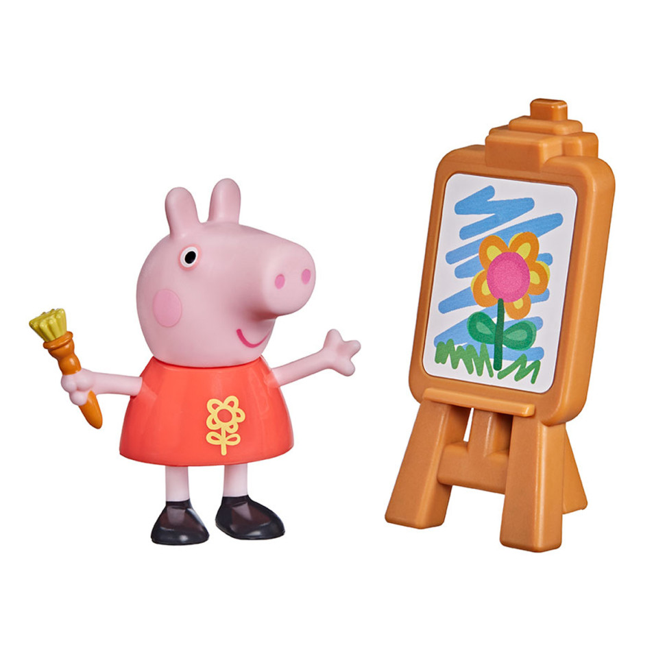 Ігрова фігурка Пеппа з мольбертом Peppa Pig F2204 серії 