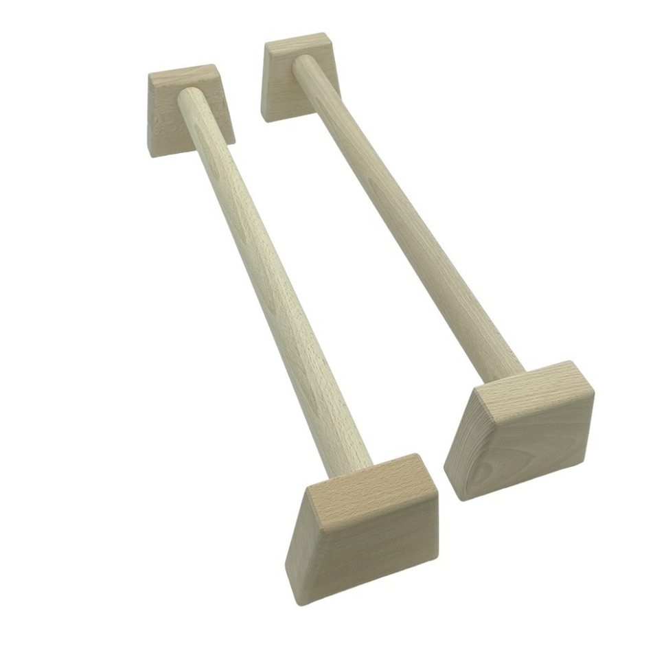 Паралетси, упори для віджимання дерев'яні Wood Gym Push Up Newt NE-WD-50 з бука 50 см 2 шт