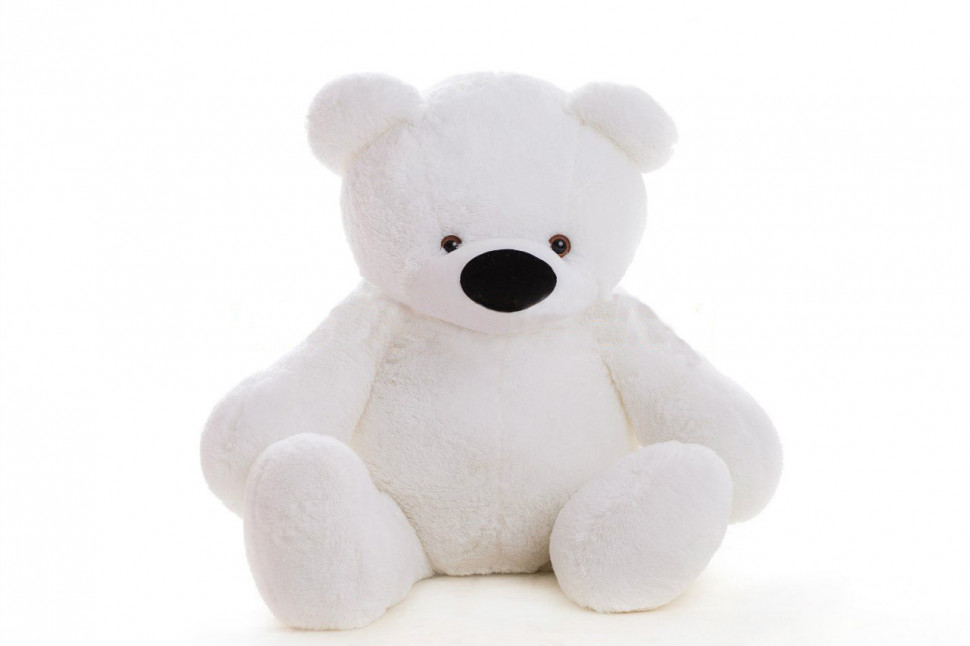 М'яка іграшка Alina Toys великий плюшевий ведмедик Бублик 200 см білий 5784728ALN