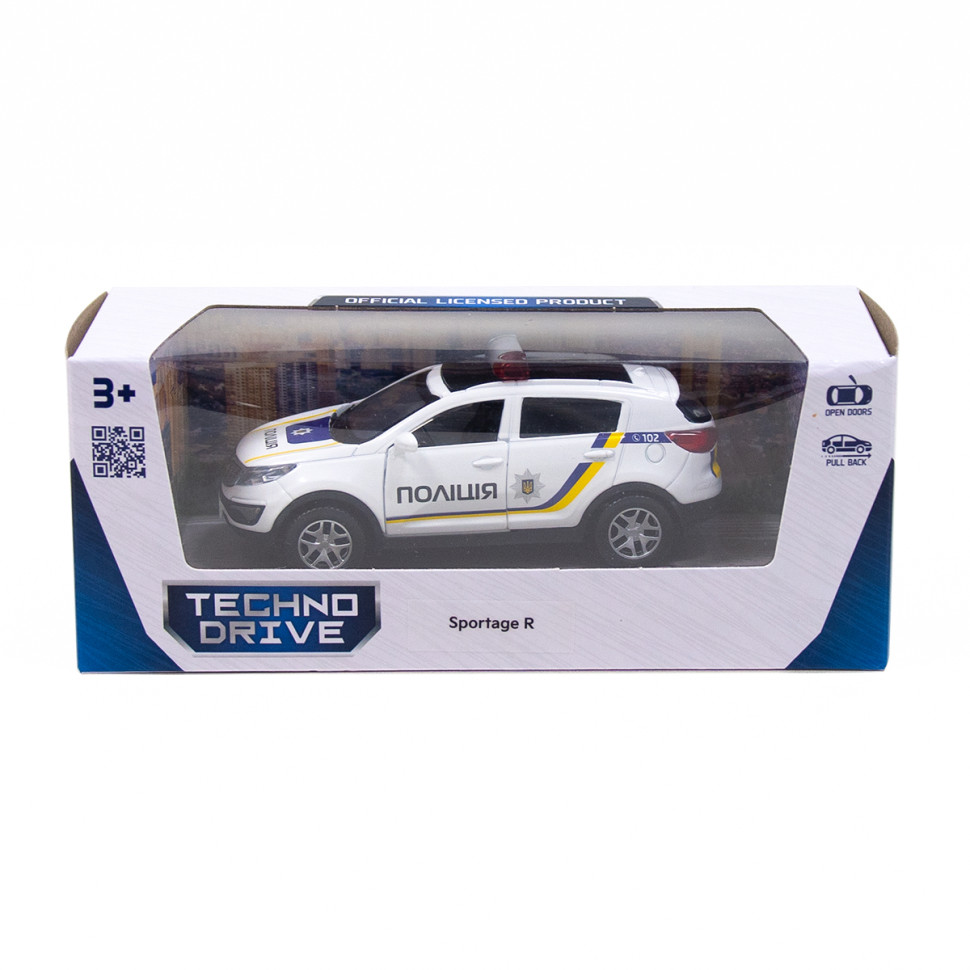 Автомодель дитяча KIA SPORTAGE R-ПОЛІЦІЯ TechnoDrive 250293 інерційна