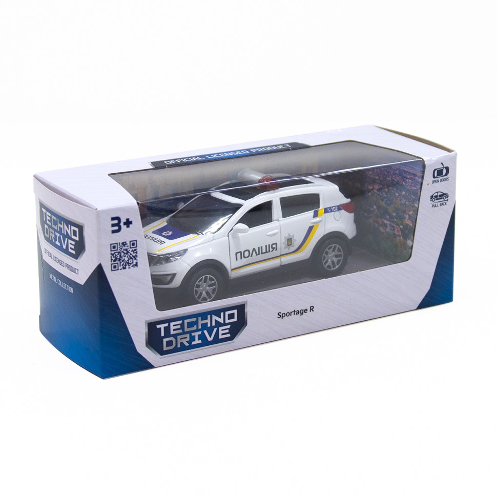 Автомодель дитяча KIA SPORTAGE R-ПОЛІЦІЯ TechnoDrive 250293 інерційна