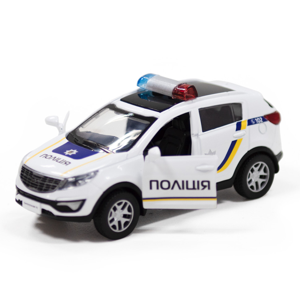 Автомодель дитяча KIA SPORTAGE R-ПОЛІЦІЯ TechnoDrive 250293 інерційна