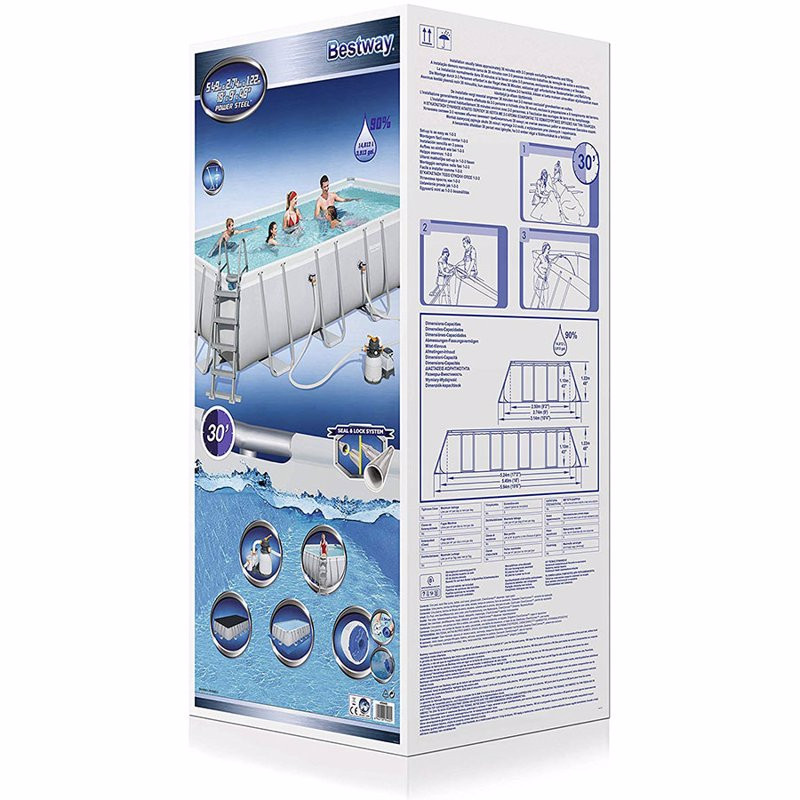 Каркасний басейн Bestway 56466K 549х274х122 см, 14812 л