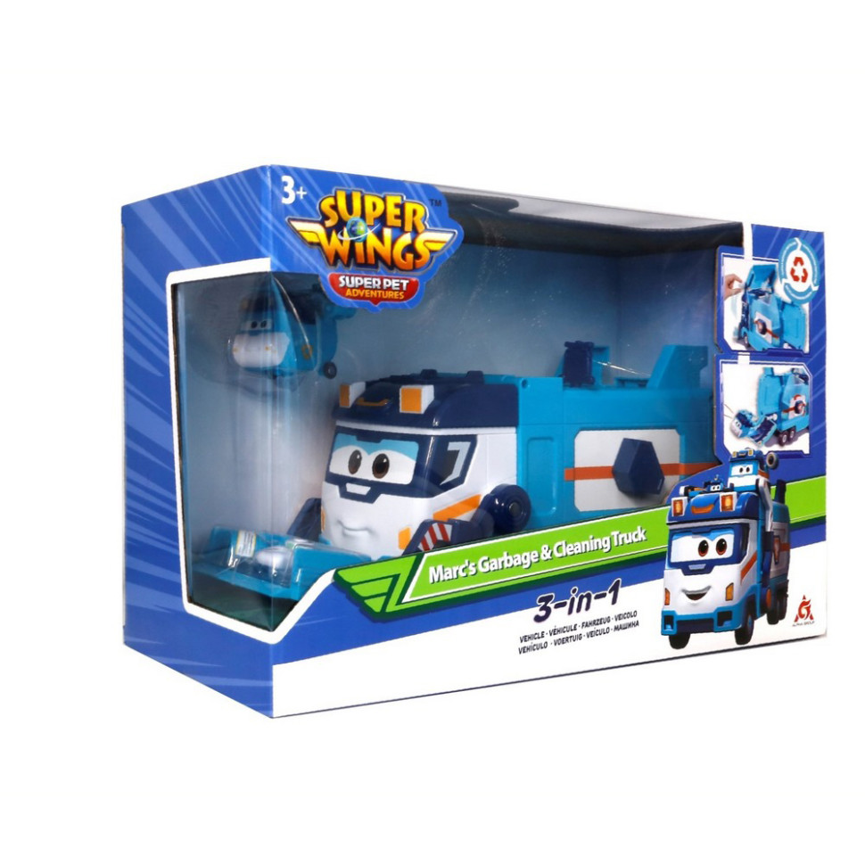 Ігровий набір Вантажівка Марка для сміття та прибирання Super Wings EU770854