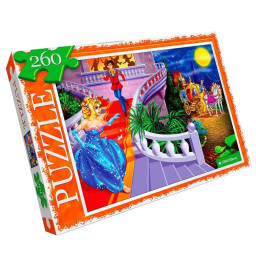 Пазл класичний "Принцеса" Danko Toys C260-13-03, 260 елементів