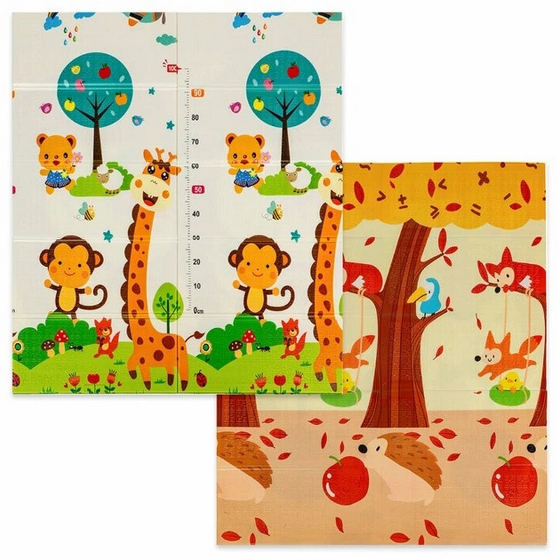 Детский термоковрик двухсторонний Sticker Wall SW-00003033, 147 х 177 х 0,8 см