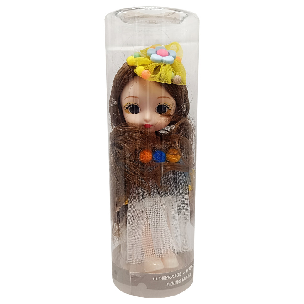 Лялька Дитяча «Emma» Bambi 5004-9 шарнірна у святковій сукні