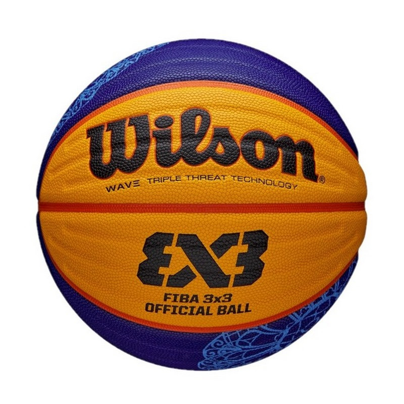 Мяч баскетбольный Fiba 3X3 game ball Paris retail 2024 6F Wilson WZ1011502XB6F № 6