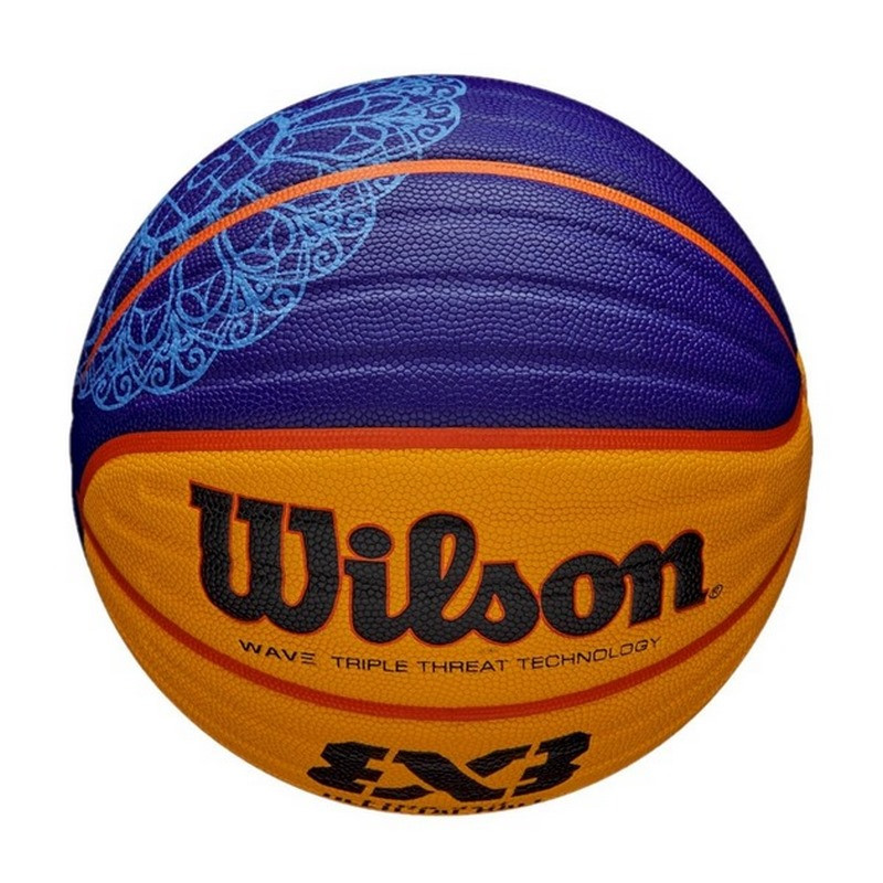 Мяч баскетбольный Fiba 3X3 game ball Paris retail 2024 6F Wilson WZ1011502XB6F № 6