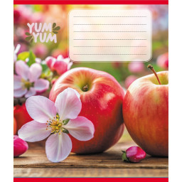 Тетрадь ученическая "Фрукты" Leader 036-580143L-2 в линию, 36 листов Тетрадь ученическая "Фрукты" Leader 036-580143L-2 в линию, 36 листов