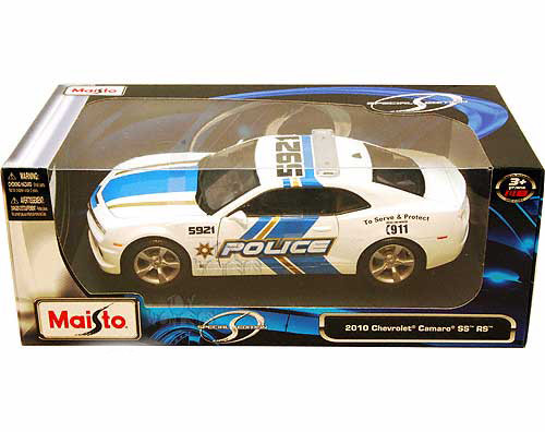 Моделі автопром (1:24) 2010 Chevrolet Camaro SS RS Police білий 31208