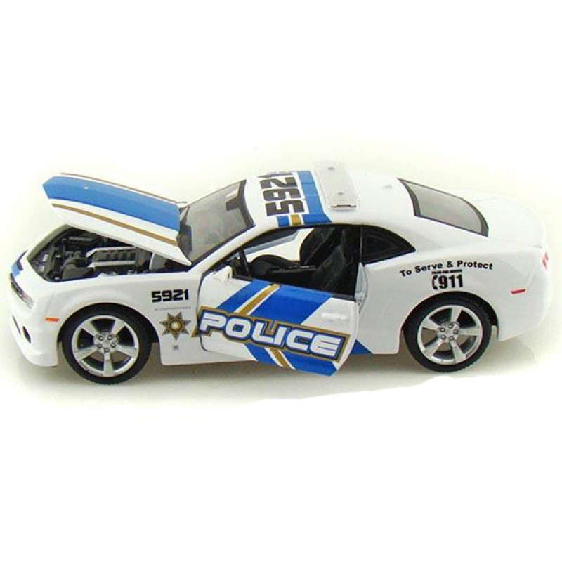 Моделі автопром (1:24) 2010 Chevrolet Camaro SS RS Police білий 31208