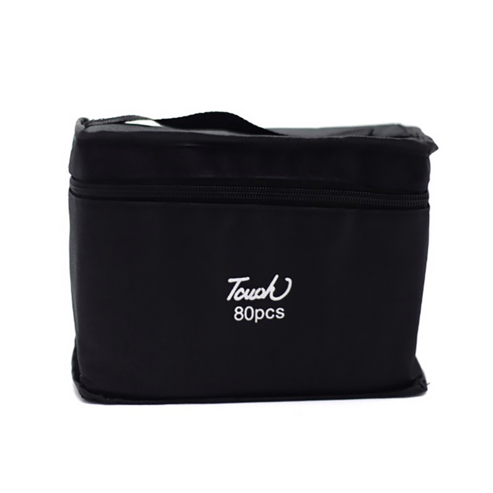 Набір перманентних маркерів на спиртовій основі Bambi MPTT80, 80 штук, двосторонні