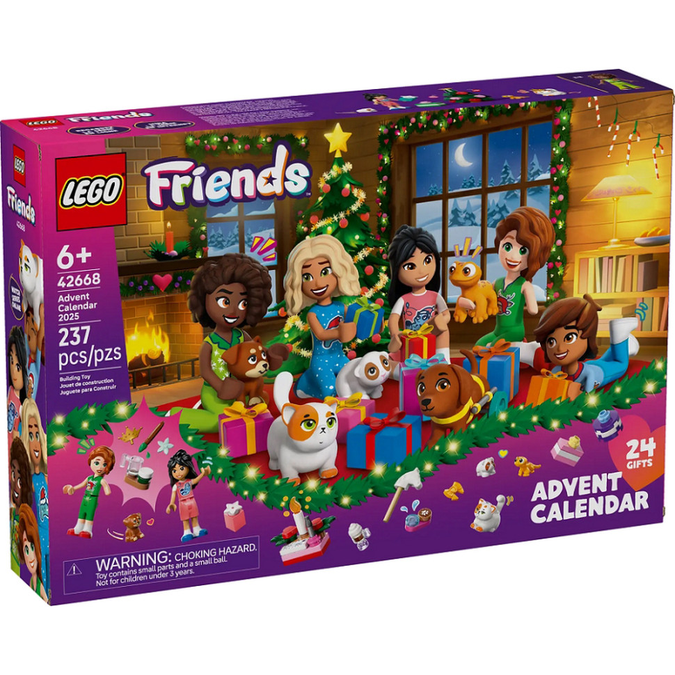 Конструктор Advent Friends 2025 LEGO 42668, 237 деталей