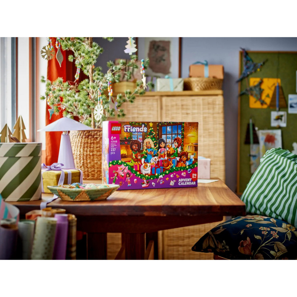 Конструктор Advent Friends 2025 LEGO 42668, 237 деталей