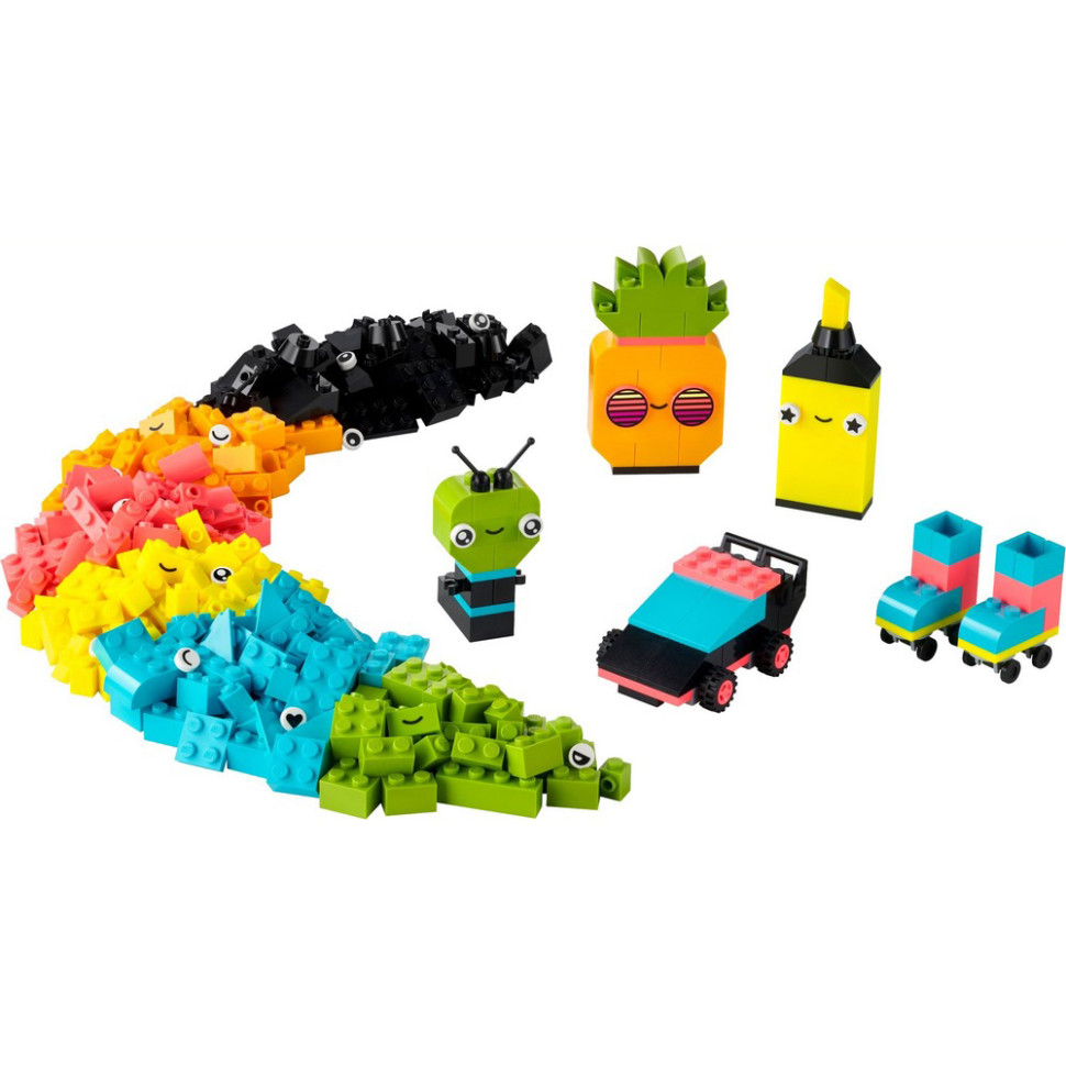 Конструктор Classic Творческое неоновое веселье LEGO 11027, 333 детали